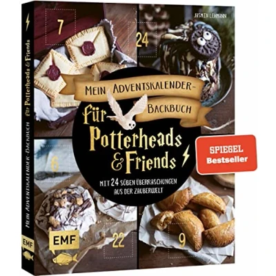 Abbildung von Mein Adventskalender Backbuch für Potterheads and Friends: Mit 24 süßen Überraschungen aus der Zauberwelt perforierten Seiten zum Auftrennen