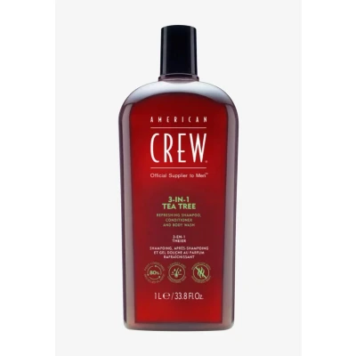 Abbildung von American Crew 3 in 1 Tea Tree Shampoo Conditioner &amp; Body Wash