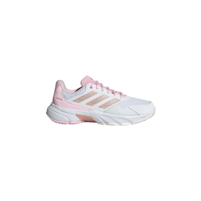 Abbildung von adidas Performance Courtjam Control Multicourt Tennisschuh cloud white silver metallic lucid pink, Damen, Größe: 39 1/3 Schuhe