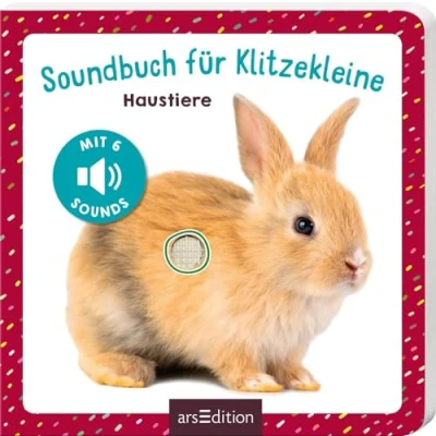 Abbildung von Soundbuch für Klitzekleine Haustiere: Allererstes mit 6 hochwertigen Tiergeräuschen Kinder ab 12 Monaten
