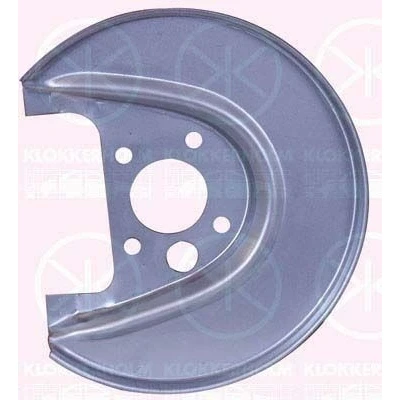 Abbildung von BLIC 6508 03 9523878K Ankerblech Hinterachse rechts VOLKSWAGEN: Golf 4, 4 Variant, Bora Saloon, AUDI: A3 Hatchback, TT Coupe