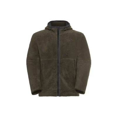 Abbildung von Jack Wolfskin LITE Hooded Fleecejacke, Herren, Größe: 3XL, Obsidian moss