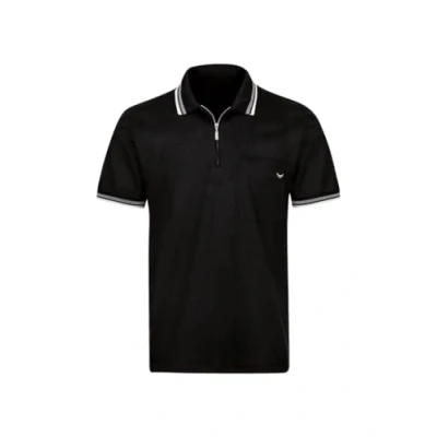 Abbildung von Trigema Herren Poloshirt mit Reißverschluss