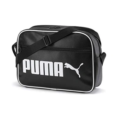 Abbildung von PUMA Unisex Erwachsene Campus Reporter Retro umhängetasche, Black, OSFA