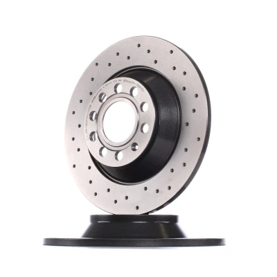 Abbildung von BREMBO XTRA LINE 08.8843.2X Bremsscheibe 302 12 5 voll, gelocht beschichtet mit Schrauben AUDI: A6 C6 Avant, Saloon
