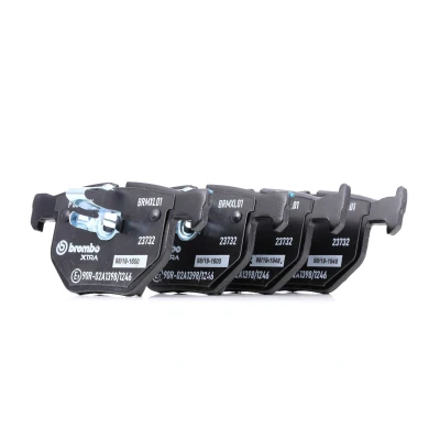 Abbildung von BREMBO P 06 033X Bremsbelagsatz für Verschleißwarnanzeiger vorbereitet ohne Zubehör BMW: 5 Touring, Saloon, 6 Coupe