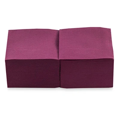 Abbildung von MORIGAMI Coktail Serviette 20x20, 2 lagig, 1/4 Falz, 100 Servietten, Spitze Bordeaux (SER22105736)
