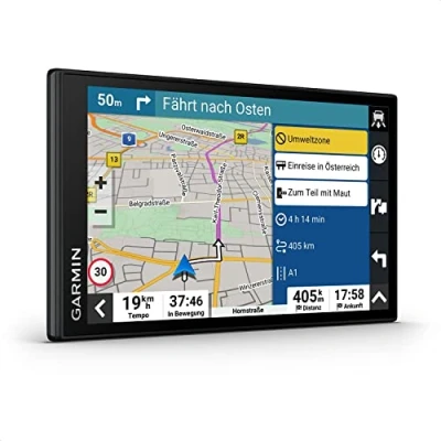 Abbildung von Garmin DriveSmart 66 MT S Navigationsgerät mit hellem 6 Zoll (15,2 cm) HD Display, 3D Europakarten Umweltzonen, Verkehrsinfos in Echtzeit via Drive App, Sprach und Fahrerassistenz