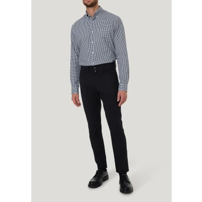Abbildung von Pierre Cardin Herren Freizeithose Futureflex Lyon Männer Hose Tapered Fit schwarz 4200 9000 38W 32L