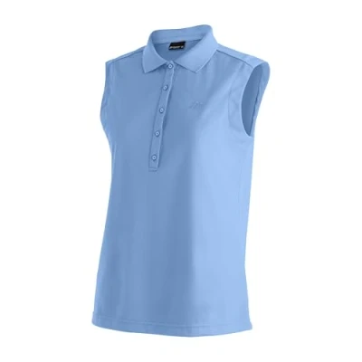 Abbildung von Maier Sports Ulrike Sleeveless Poloshirt, ärmelloses Piqué Shirt, atmungsaktiv und schnelltrocknend, Regular Fit