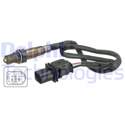 Abbildung von DELPHI ES20673 12B1 Lambdasonde Breitband Lambda Sonde, beheizt BMW: 3 Saloon, 5 1 Hatchback