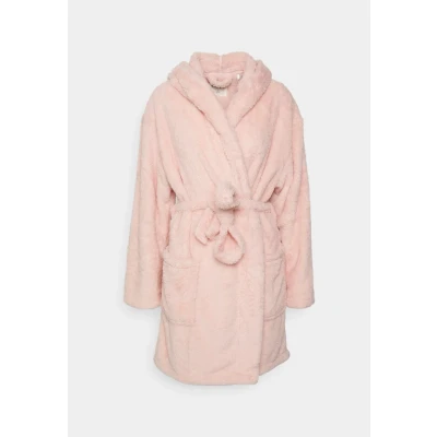 Abbildung von Schiesser Teddy Bademantel, Damen, Größe: Large, Rosé