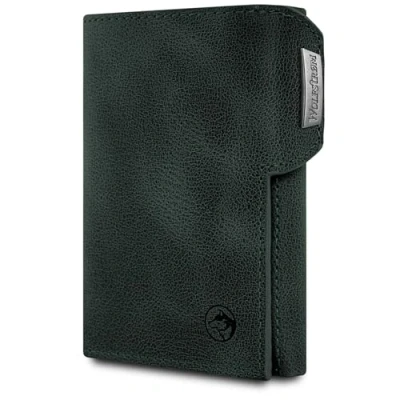 Abbildung von Wolfstrøm Slim Wallet &#039;Svente&#039; I 11 Karten Mini Geldbörse Herren klein mit Münzfach, RFID Blocker Damen und Portemonnaie Credit Card Holder Geldbeutel Jade Green