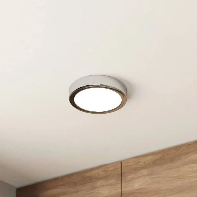 Abbildung von EGLO Deckenleuchte »FUEVA 5«, Leuchtmittel LED Modul fest integriert, in chrom aus Stahl 11W Warmweiß