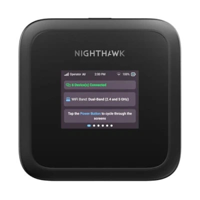 Abbildung von NETGEAR Nighthawk M3 5G Router SIM Karte, Mobiler WLAN bis zu 2,5 GBit/s Steckplatz entsperrt Tragbarer Hotspot z und 4G MiFi, 32 Geräte (MH3150)
