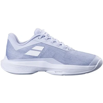 Abbildung von Babolat, Jet Tere All Court Damen Tennisschuhe, Halt, Dämpfung, Active Flexion Technologie, atmungsaktive Ortholite Sohle, französische Marke, Xenonblau/Weiß, Größe EU 42,5