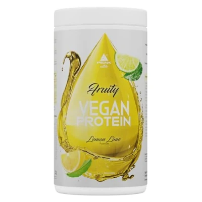 Abbildung von PEAK Fruity Vegan Protein 400g Geschmack Lemon Lime I 20 Portionen Clear Proteinquelle: Erbsenprotein (Pea) + Aminosäuren (BCAA) Vegane Limo mit perfekter Löslichkeit