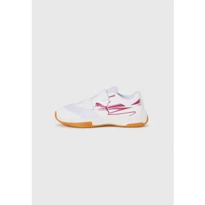 Abbildung von Puma Varion II JR Unisex Handballschuh für Kinder, Größe: 31, White/lavender alert Schuhe