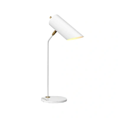 Abbildung von Elstead Lighting Quinto TL WAB Tischleuchte 1xE27 Altmessing, weiss H:57,5cm L:31,1cm B:17cm