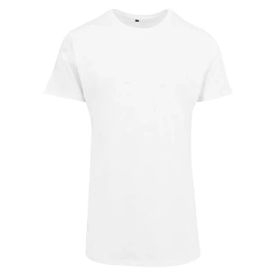 Abbildung von Build Your Brand Shaped Long Tee, S, White