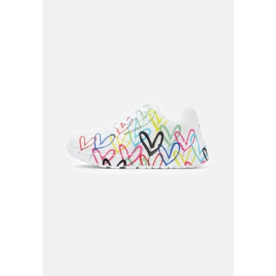 Abbildung von Skechers 314064L WMLT Sneaker, White Synthetic/Multi Trim, 31 EU