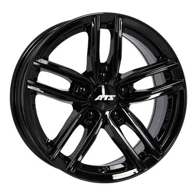 Abbildung von ATS 5 loch 17Zoll 114mm Alufelge ANTARES Schwarz glänzend AT70750L12 6 Felge