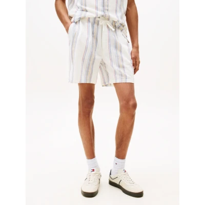 Abbildung von Tommy Jeans SLUB Beach Shorts, Herren, Größe: Small, White