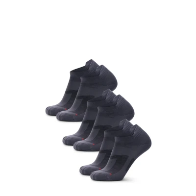 Abbildung von DANISH ENDURANCE Low Cut Sportsocken (Grau 3 Paare, EU 35 38)