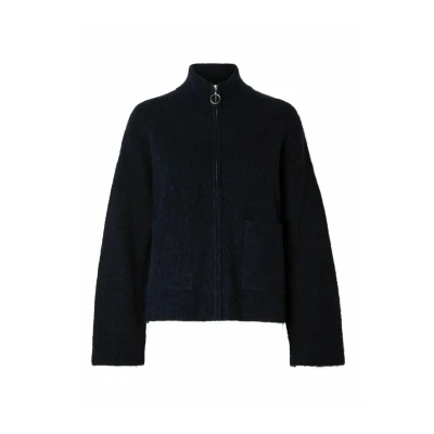 Abbildung von Selected Femme FSIA Strickjacke, Damen, Größe: 34, Dark sapphire