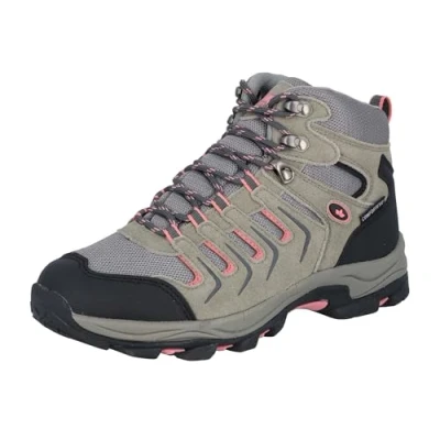 Abbildung von Lico Manaslu High Damen Cross Laufschuh, Grau/ Rosa, 42 EU