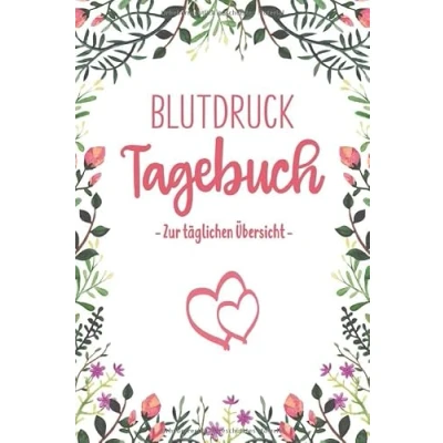 Abbildung von Blutdruck Tagebuch: Blutdruckpass zum Ausfüllen mit Platz für mehr als 2000 Messungen