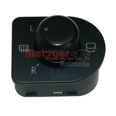 Abbildung von METZGER 0916065 Schalter, Spiegelverstellung VOLKSWAGEN: Golf 4, 4 Variant, Bora Saloon
