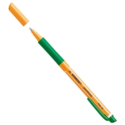 Abbildung von STABILO PointVisco Rollschreiber, 0,5 mm, Grün, 3 Stück