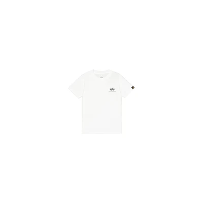 Abbildung von Alpha Industries basic Small LOGO KIDS Teens Tshirt für Kinder, Größe: 128, White
