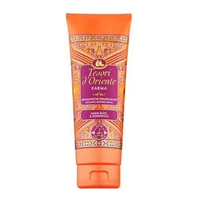 Abbildung von Tesori d&#039;Oriente Cremedusche &#039;Karma&#039;, 250 ml, aromatisches Duschgel mit Nashi Blüte &amp; Zedernholz, Duschcreme zur Körperpflege, Wellness Rituale für Körper Sinne