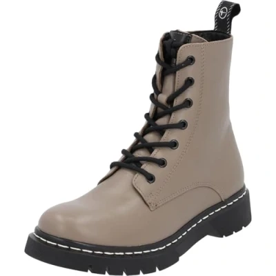 Abbildung von Tamaris Damen Schnürstiefel Blockabsatz; SAGE/grün; 37