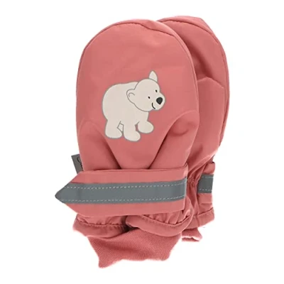 Abbildung von Sterntaler Baby Unisex Kinder Fäustel Handschuh Fäustlinge Winter, Handschuhe aus Microfleece mit Klettverschluss rosa, 3