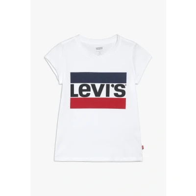 Abbildung von Levi&#039;s Kids sportswear logo tee Mädchen Weiß 3 Jahre