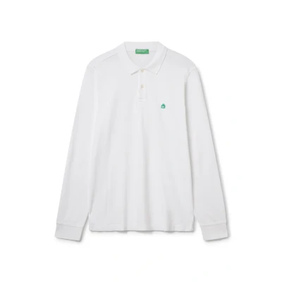 Abbildung von United Colors of Benetton Poloshirt, Herren, Größe: XS, White