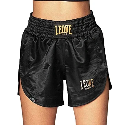 Abbildung von LEONE 1947, Kick Thai Shorts, Frau, Schwarz, S, ABE21