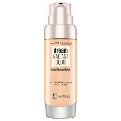 Abbildung von Maybelline New York Dream Radiant Liquid Makeup Foundation, Damen, Größe: 30 ml, 40 fawn