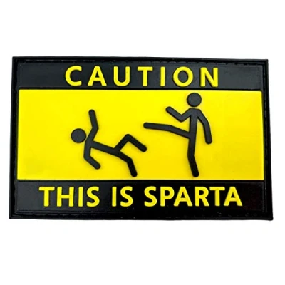 Abbildung von This is Sparta PVC Airsoft Paintball Klettverschluss Flecken Cosplay Patch