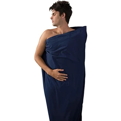 Abbildung von Sea to Summit Cotton Liner Double 2 Personen Baumwollschlafsack, Navy Blue