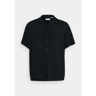 Abbildung von Jack &amp; Jones Jjejeff Solid Resort Shirt Hemd, Herren, Größe: 3XL, Black
