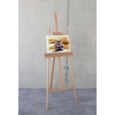Abbildung von Komar Keilrahmenbild The Mandalorian Grogu Meditation King Größe 30 x 40 cm Kinderzimmerbild, Wandbild, Kinderzimmer
