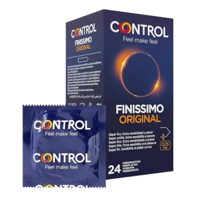 Abbildung von CONTROL FINISSIMO ORIGINAL Superdünne Naturlatex Kondome (0,05 mm) 24 Stück.