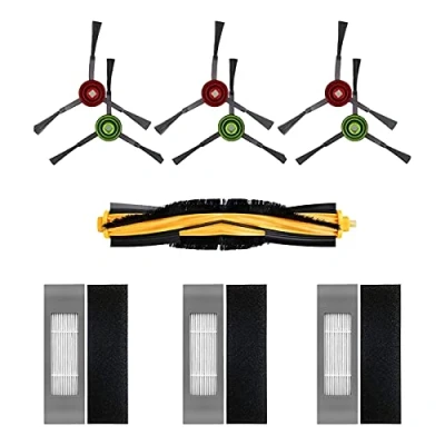 Abbildung von Filter Bürste Ersatzteile Zubehör Set für Ecovacs DEEBOT OZMO T8 AIVI AIVI+ T8+T9 T9+ Staubsauger Roboter