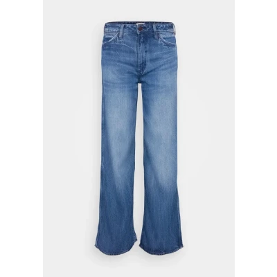 Abbildung von Wrangler World WIDE Flared Jeans, Damen, Größe: 30x32, Promises kept