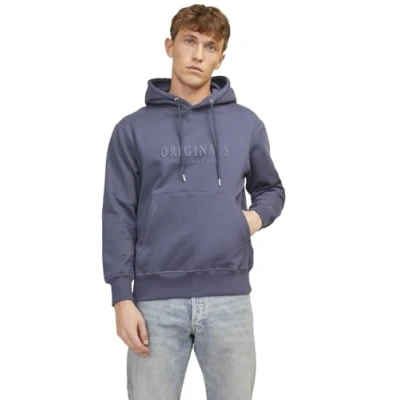 Abbildung von Jack &amp; Jones Jorfrederiksberg Kapuzenpullover, Herren, Größe: Large, Black