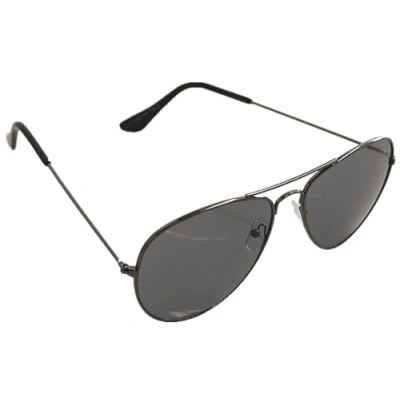 Abbildung von Unbekannt Sonnenbrille mit Federscharnier verspiegelt in verschiedenen Farbe (One size, Schwarz Rahmen/Schwarz Gläser)
